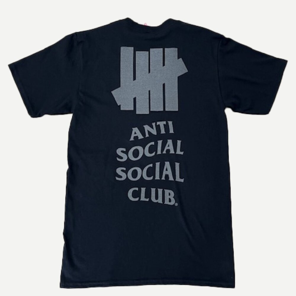 ANTI SOCIAL SOCIAL CLUB X UNDEFEATED LOCK 3M TEE BLACK